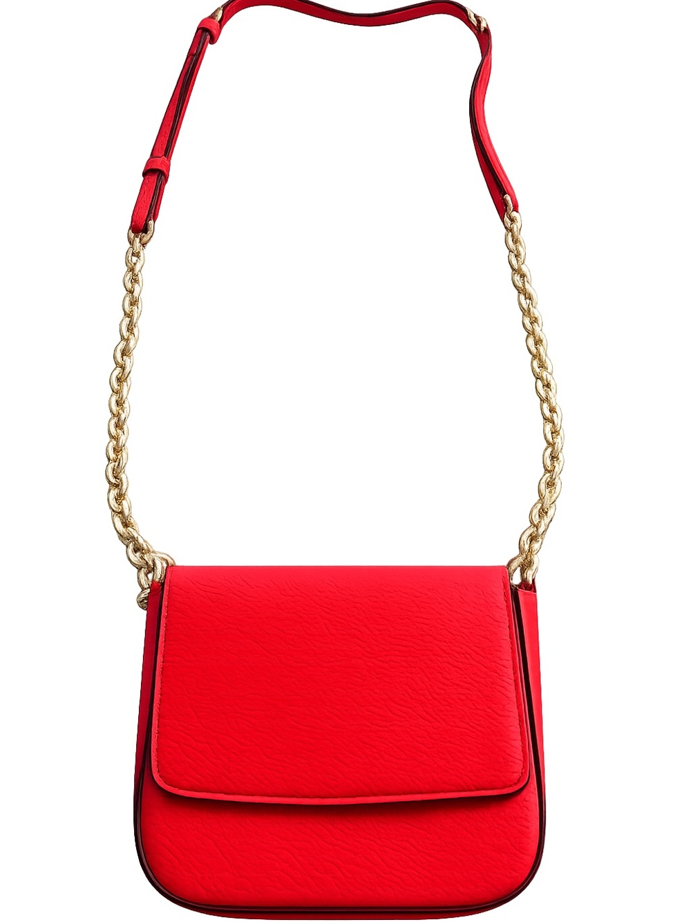 Louenhide | Red Pebbled Vegan Leather |Crossbody Bag | NWT